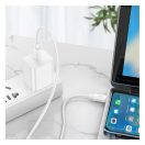 Hoco X96 USB-C / USB-C töltő- és adatkábel, 60W, 1m, fehér