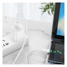 Hoco X96 USB / USB-C töltő- és adatkábel, 27W, 1m, fehér