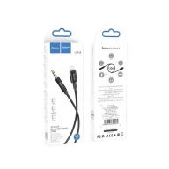   Hoco UPA19 Audio Jack 3,5mm / Lightning ( 8-pin ) kábel, 1m, fekete