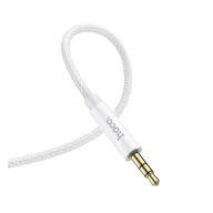Hoco UPA19 Audio Jack 3,5mm - USB-C kábel, 1m, ezüst