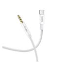 Hoco UPA19 Audio Jack 3,5mm - USB-C kábel, 1m, ezüst