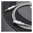 Hoco UPA19 Audio Jack 3,5mm - USB-C kábel, 1m, ezüst