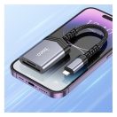 Hoco UA25 kártyaolvasó 2in1, Apple iPhone Lightning (8-pin) szürke