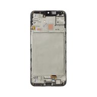   Samsung Galaxy A15 4G/5G, kompatibilis LCD kijelző + érintő, kerettel, fekete, SM-A156E