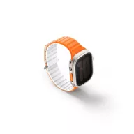   Uniq Revix Evo mágneses Apple Watch szíj, 49/45/44/42MM, narancs /fehér