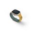 Uniq Revix Evo mágneses Apple Watch szíj, 49/45/44/42MM, zöld/ sárga