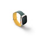Uniq Revix Evo mágneses Apple Watch szíj, 49/45/44/42MM, zöld/ sárga