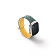   Uniq Revix Evo mágneses Apple Watch szíj, 49/45/44/42MM, zöld/ sárga