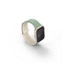 Uniq Revix Evo mágneses Apple Watch szíj, 41/40/38MM menta / bézs