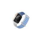 Uniq Revix Evo mágneses Apple Watch szíj, 41/40/38MM kék / fehér