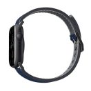 Uniq Straden vízálló bőr Apple Watch szíj, 49/45/44/42MM, kék