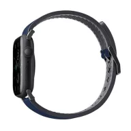   Uniq Straden vízálló bőr Apple Watch szíj, 49/45/44/42MM, kék