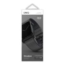 Uniq Straden vízálló bőr Apple Watch szíj, 49/45/44/42MM, szürke