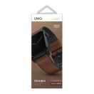 Uniq Straden vízálló bőr Apple Watch szíj, 49/45/44/42MM, barna