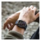 Uniq Garde Apple Watch 4 tok kijelző védelemmel, (44MM) szürke