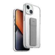   Uniq Heldro Apple iPhone 14 Plus kitámasztható tok, átlátszó