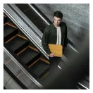 Uniq Vienna Fabric laptop tok, (max 14") rózsaszín