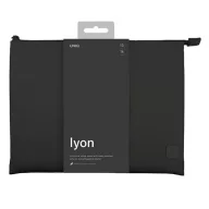 Uniq Lyon Fabric laptop tok, (max 14") fekete