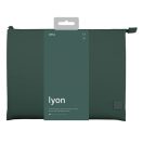Uniq Lyon Fabric laptop tok, (max 14") zöld