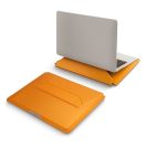 Uniq Oslo Laptop táska kihajtható kártyatartóval, ( max 14") mustársárga