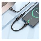 Hoco U107 USB-C - Lightning átalakító 10cm, fekete