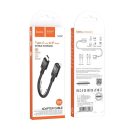 Hoco U107 USB-C - Lightning átalakító 10cm, fekete
