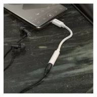 Hoco LS30 USB-C - 3,5mm Jack átalakító, fehér