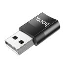 Hoco UA17 OTG adapter USB-A - USB-C, fekete