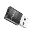 Hoco UA17 OTG adapter USB-A - USB-C, fekete