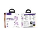 Hoco EQ2 TWS Thought True bluetooth headset, lila