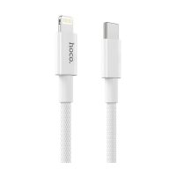   Hoco X56 USB-C / Lightning töltő- és adatkábel, 20W, 1m, fehér