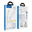 Hoco X56 USB-C / Lightning töltő- és adatkábel, 20W, 1m, fehér