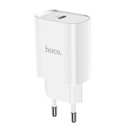Hoco N14 hálózati tőltő adapter USB-C, PD, 20W, fehér