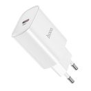 Hoco N14 hálózati tőltő adapter USB-C, PD, 20W, fehér