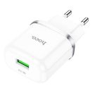 Hoco N3 hálózati töltő USB, QC3.0, 3A, 18W, fehér