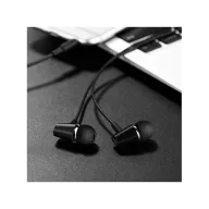 Hoco M34 Drumbeat vezetékes headset, 3,5mm Jack, fekete
