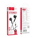 Hoco M93 vezetékes headset hangerőszabályzóval, Type C, fekete