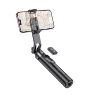   Hoco K21 selfie bot / tripod telefonhoz és fényképezőgéphez + távirányító, fekete