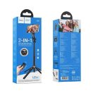 Hoco K21 selfie bot / tripod telefonhoz és fényképezőgéphez + távirányító, fekete