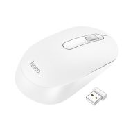 Hoco GM14 Platinium vezeték nélküli egér, 2,4G, fehér