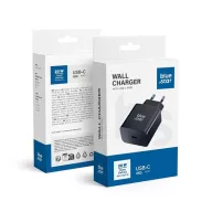   Blue Star hálózati töltő USB-C + 3A PD, 20W, QC 4.0 funkció, fekete