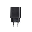 Blue Star hálózati töltő USB-C + 3A PD, 25W, QC 4.0 funkció, fekete