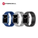 Forcell FA10 Apple Watch 38/40/41mm fém szíj, kék