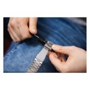 Forcell FA10 Apple Watch 38/40/41mm fém szíj, ezüst