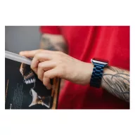 Forcell FA10 Apple Watch 38/40/41mm fém szíj, ezüst