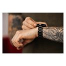 Forcell FS06 Samsung Watch 20mm fém szíj, fekete