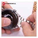 Forcell FS06 Samsung Watch 20mm fém szíj, ezüst