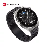 Forcell FS06 Samsung Watch 22mm fém szíj, fekete