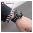 Forcell FS06 Samsung Watch 22mm fém szíj, fekete