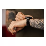 Forcell FS06 Samsung Watch 22mm fém szíj, fekete